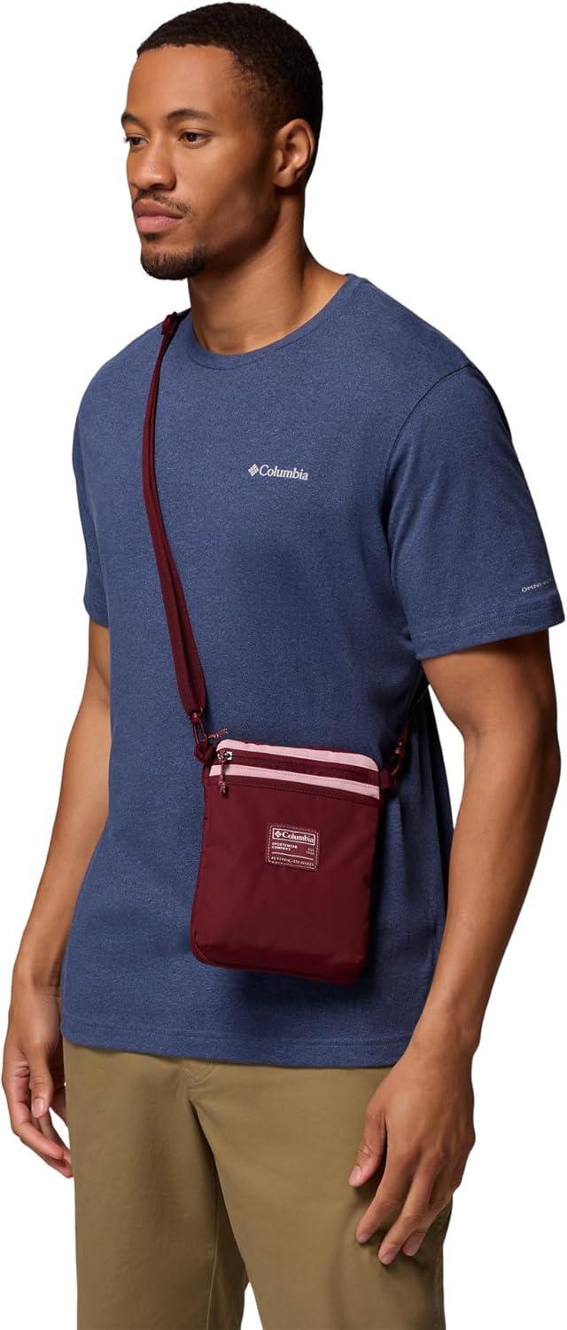 imageColumbia Unisex Cottonwood Creek Side BagRich WineEraser Pink