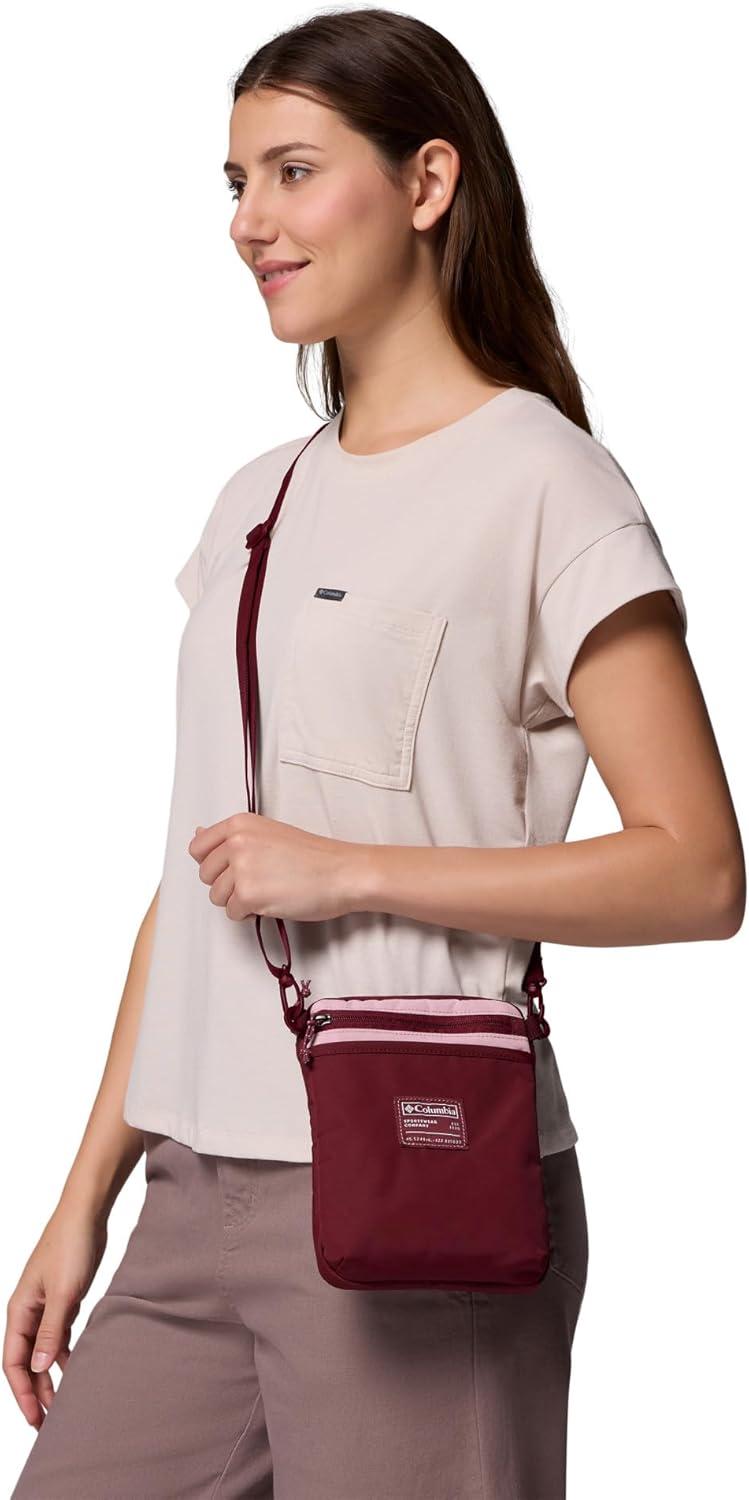 imageColumbia Unisex Cottonwood Creek Side BagRich WineEraser Pink