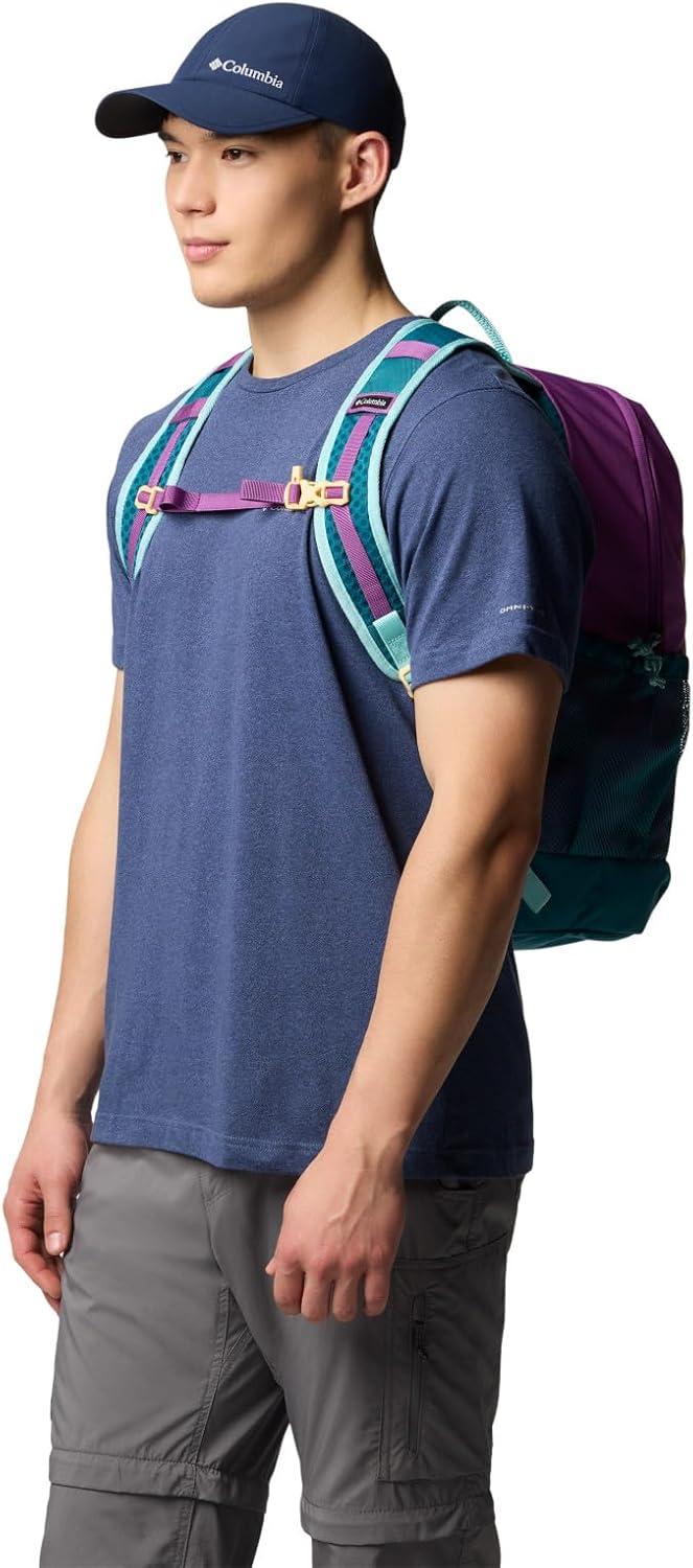 imageColumbia Unisex Echo Mountain 25L Backpack CanoeDark Stone One SizeRazzleRiver BlueSand Dune