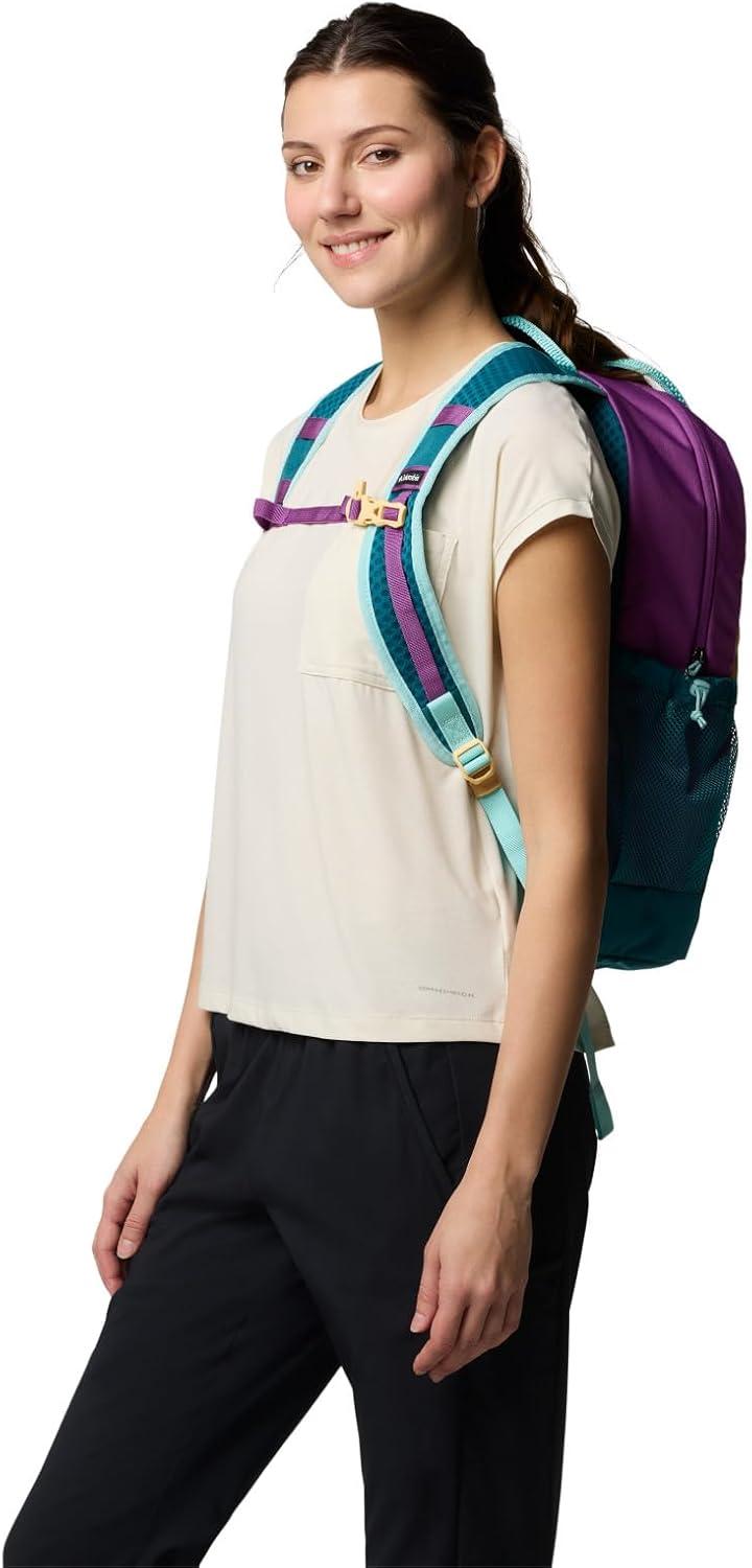 imageColumbia Unisex Echo Mountain 25L Backpack CanoeDark Stone One SizeRazzleRiver BlueSand Dune