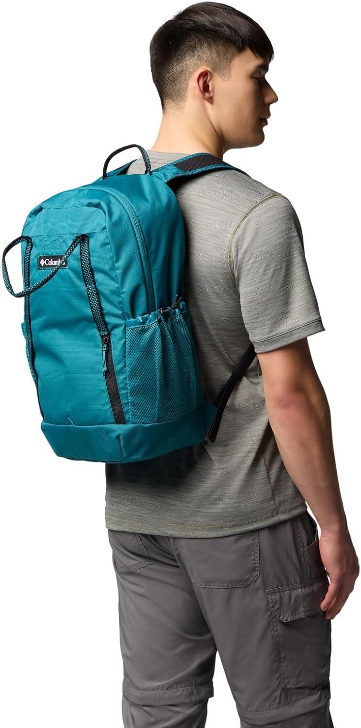 imageColumbia Unisex Echo Mountain 25L Backpack CanoeDark Stone One SizeRiver BlueBlack