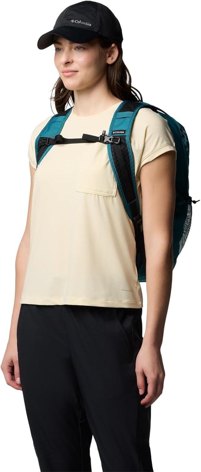 imageColumbia Unisex Echo Mountain 25L Backpack CanoeDark Stone One SizeRiver BlueBlack