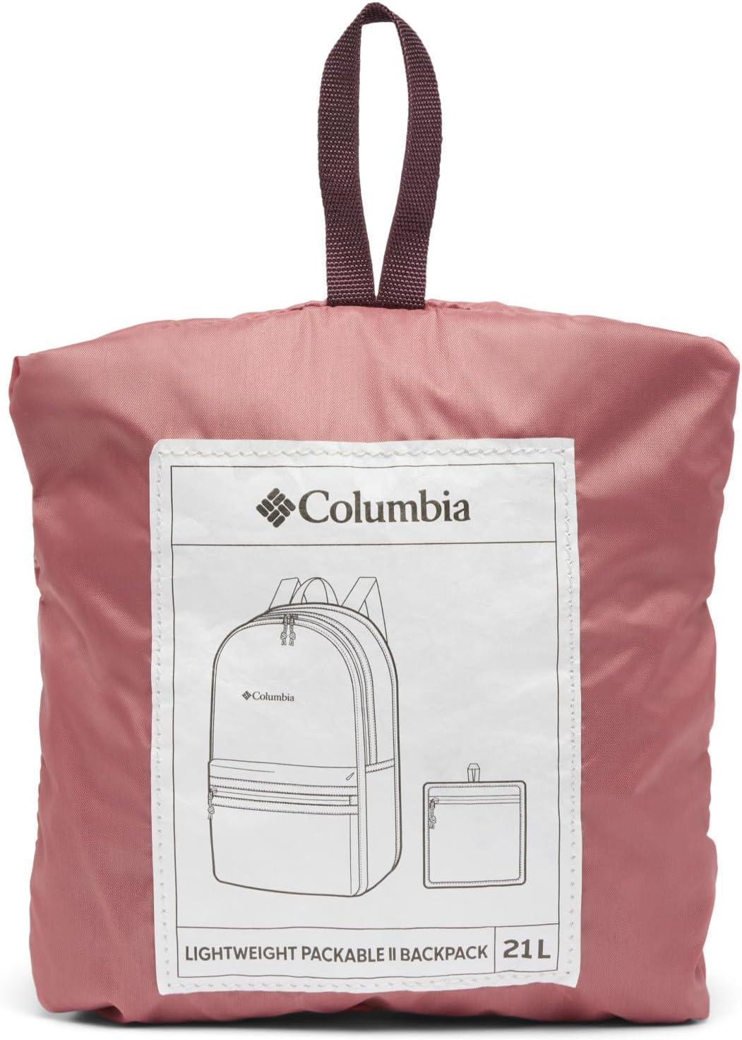 imageColumbia Unisex Lightweight Packable Backpack Stone GreenGreenscape One SizePink AgaveMoonvista