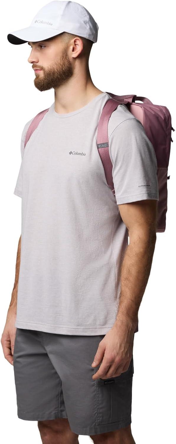 imageColumbia Unisex Trail Traveler 18L Backpack Rain ForestCollegiate Navy One SizeFigEraser Pink