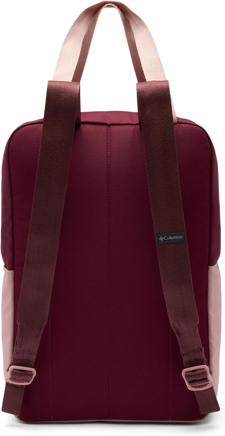 imageColumbia Unisex Trail Traveler 18L Backpack Rain ForestCollegiate Navy One SizeRich WineEraser Pink