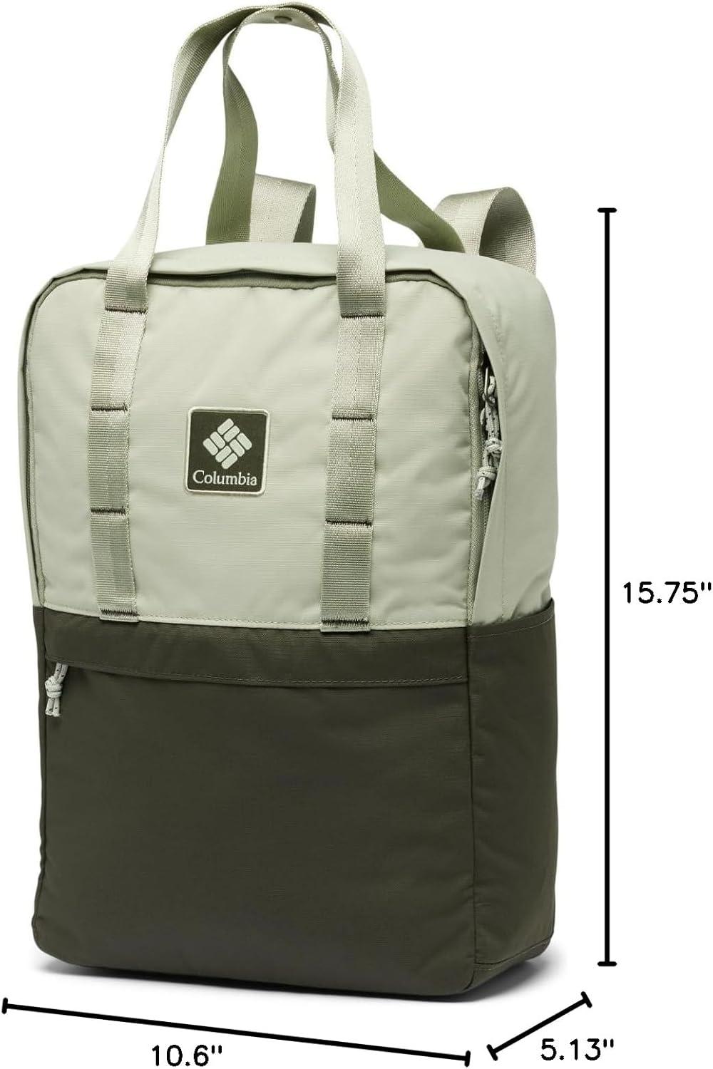 imageColumbia Unisex Trail Traveler 18L Backpack Rain ForestCollegiate Navy One SizeSafariGreenscape