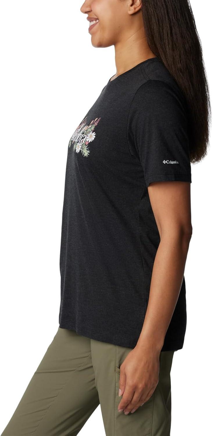 imageColumbia Womens Bluebird Day Relaxed Crew NeckBluebird Day Relaxed Crew NeckBlack HeatherBranded Bouquet