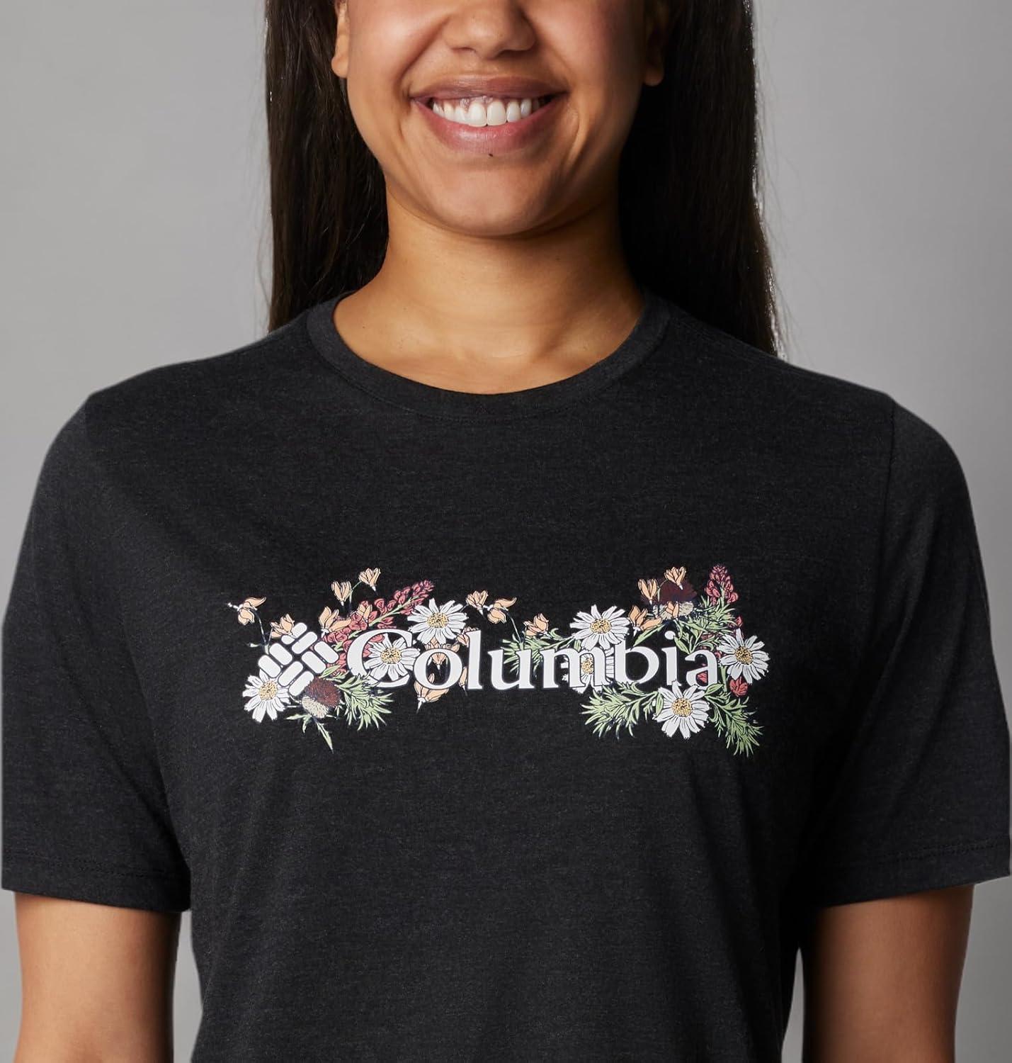 imageColumbia Womens Bluebird Day Relaxed Crew NeckBluebird Day Relaxed Crew NeckBlack HeatherBranded Bouquet