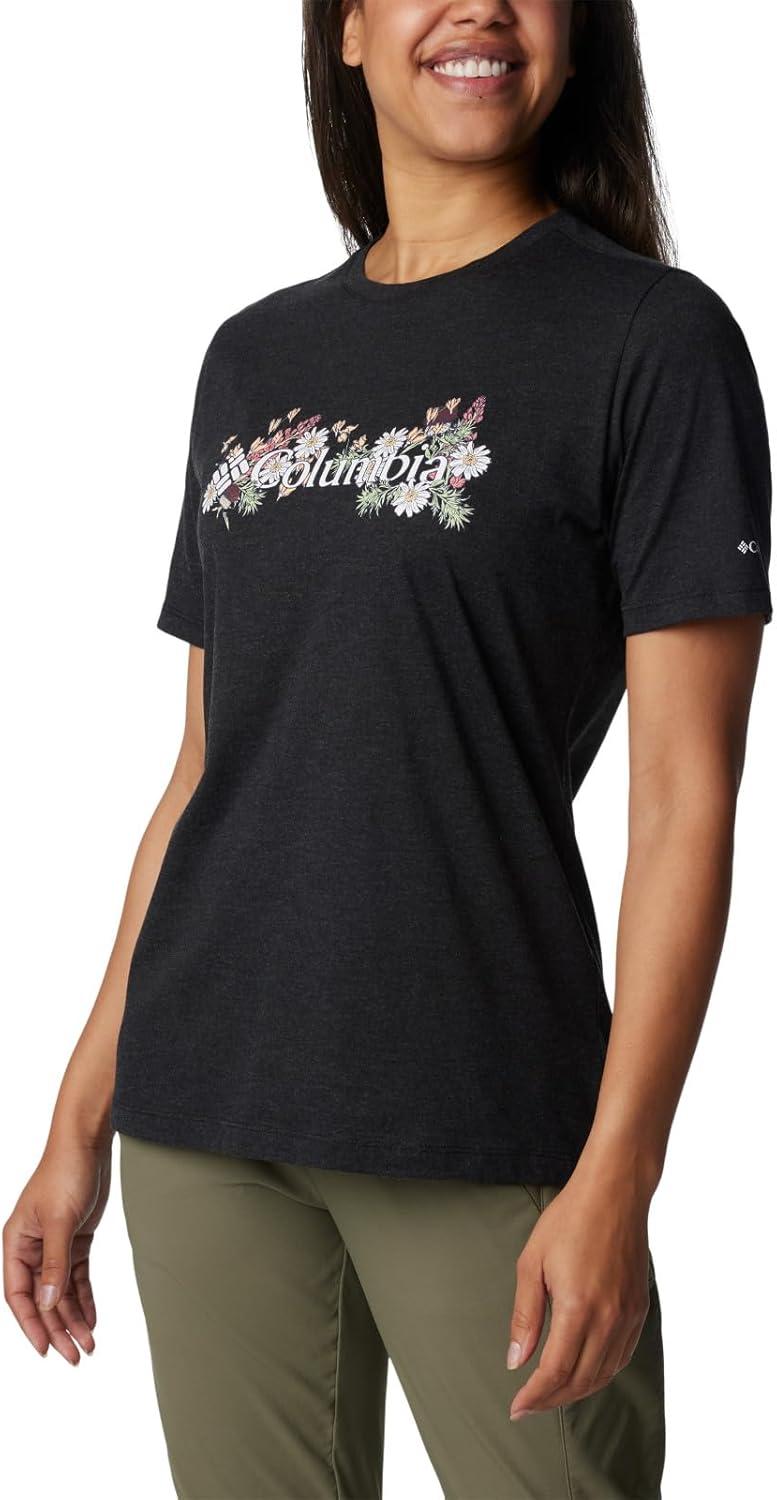 imageColumbia Womens Bluebird Day Relaxed Crew NeckBluebird Day Relaxed Crew NeckBlack HeatherBranded Bouquet