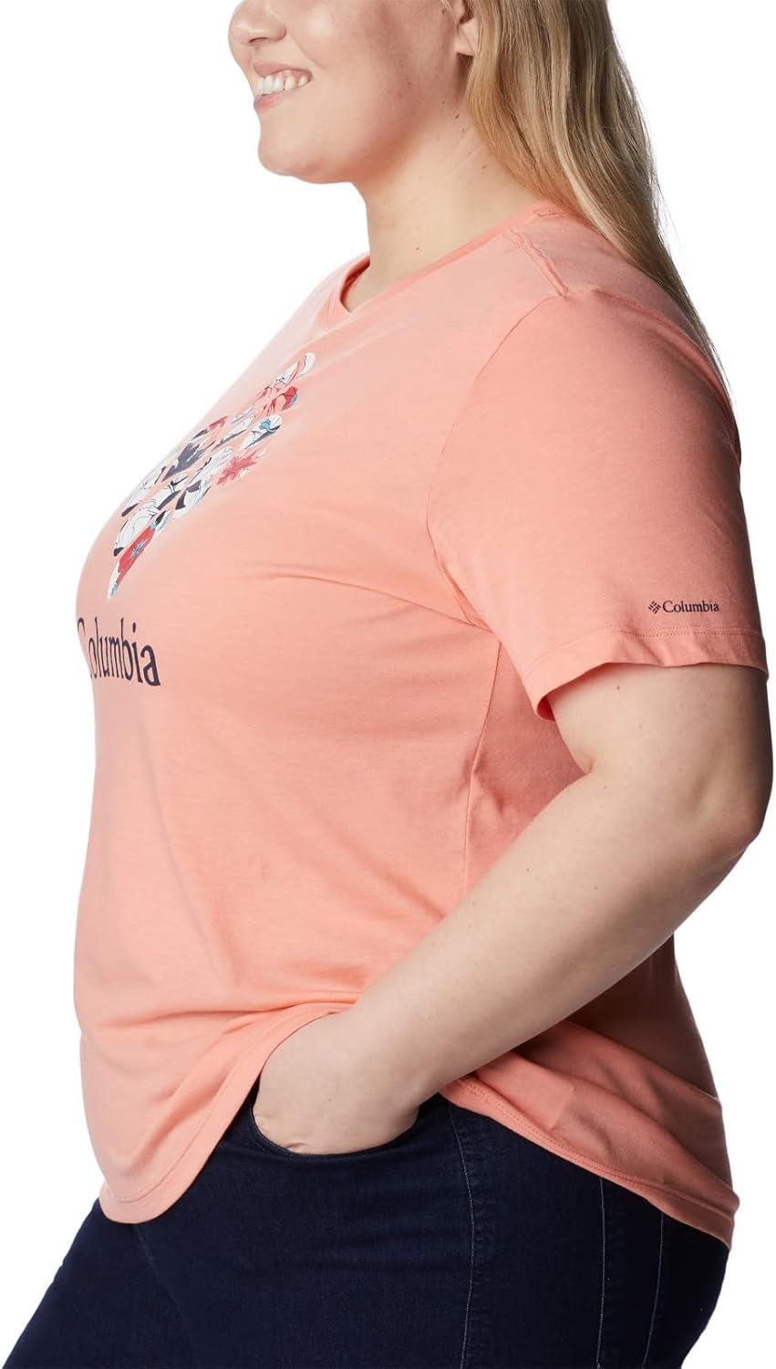 imageColumbia Womens Bluebird Day Relaxed Crew NeckBluebird Day Relaxed Crew NeckCoral Reef HeatherLakeshore Flora