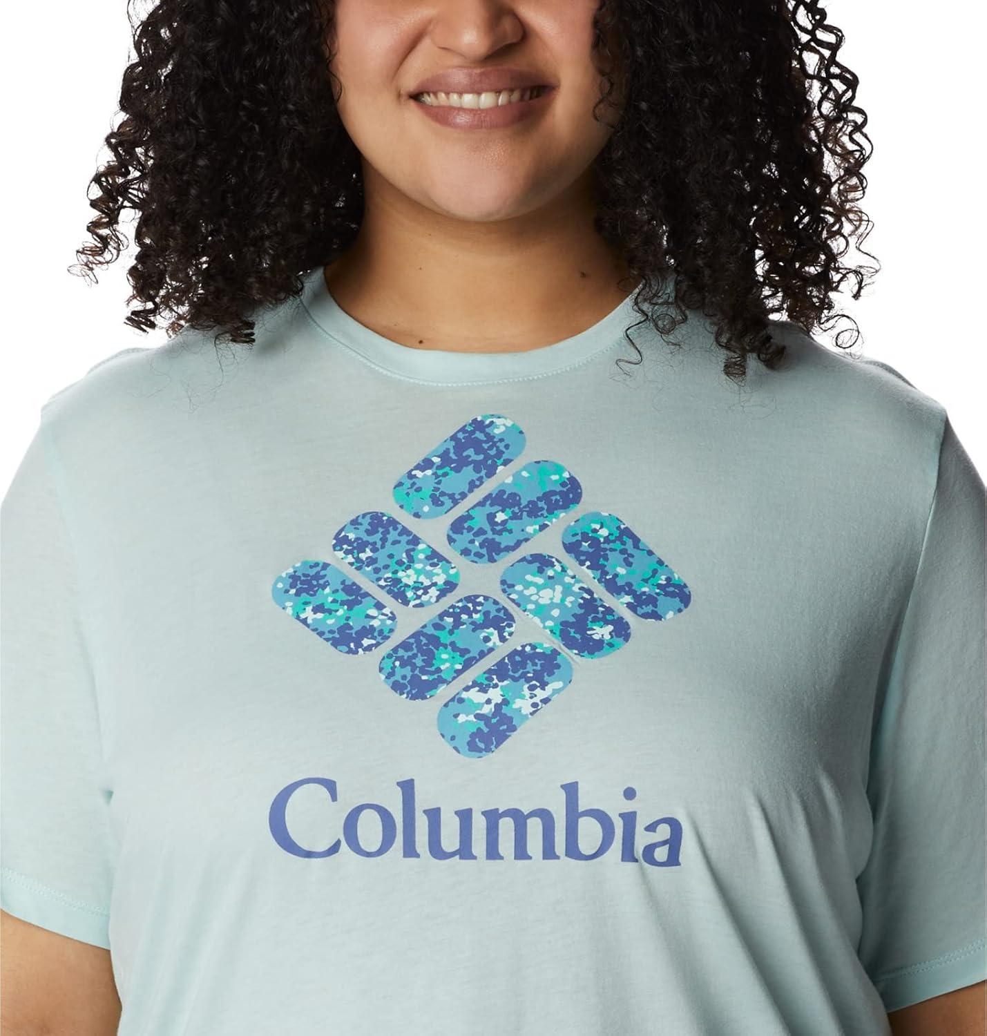 imageColumbia Womens Bluebird Day Relaxed Crew NeckBluebird Day Relaxed Crew NeckIcy Morn HeatherStacked Dotty