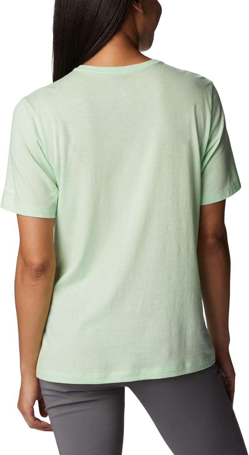 imageColumbia Womens Bluebird Day Relaxed Crew NeckBluebird Day Relaxed Crew NeckKey West HeatherCsc Stacked Graphic