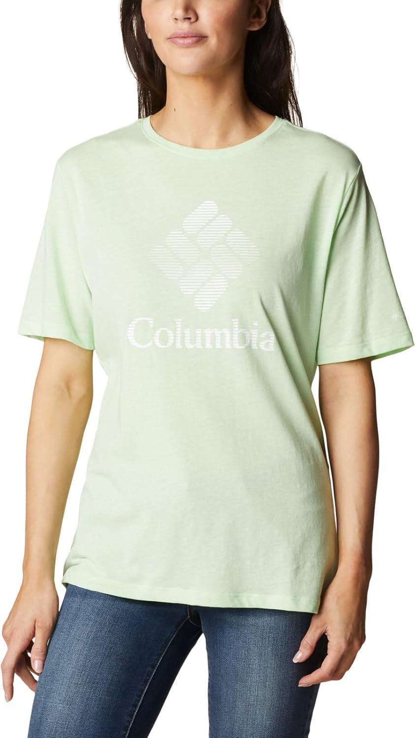 imageColumbia Womens Bluebird Day Relaxed Crew NeckBluebird Day Relaxed Crew NeckKey West HeatherCsc Stacked Graphic
