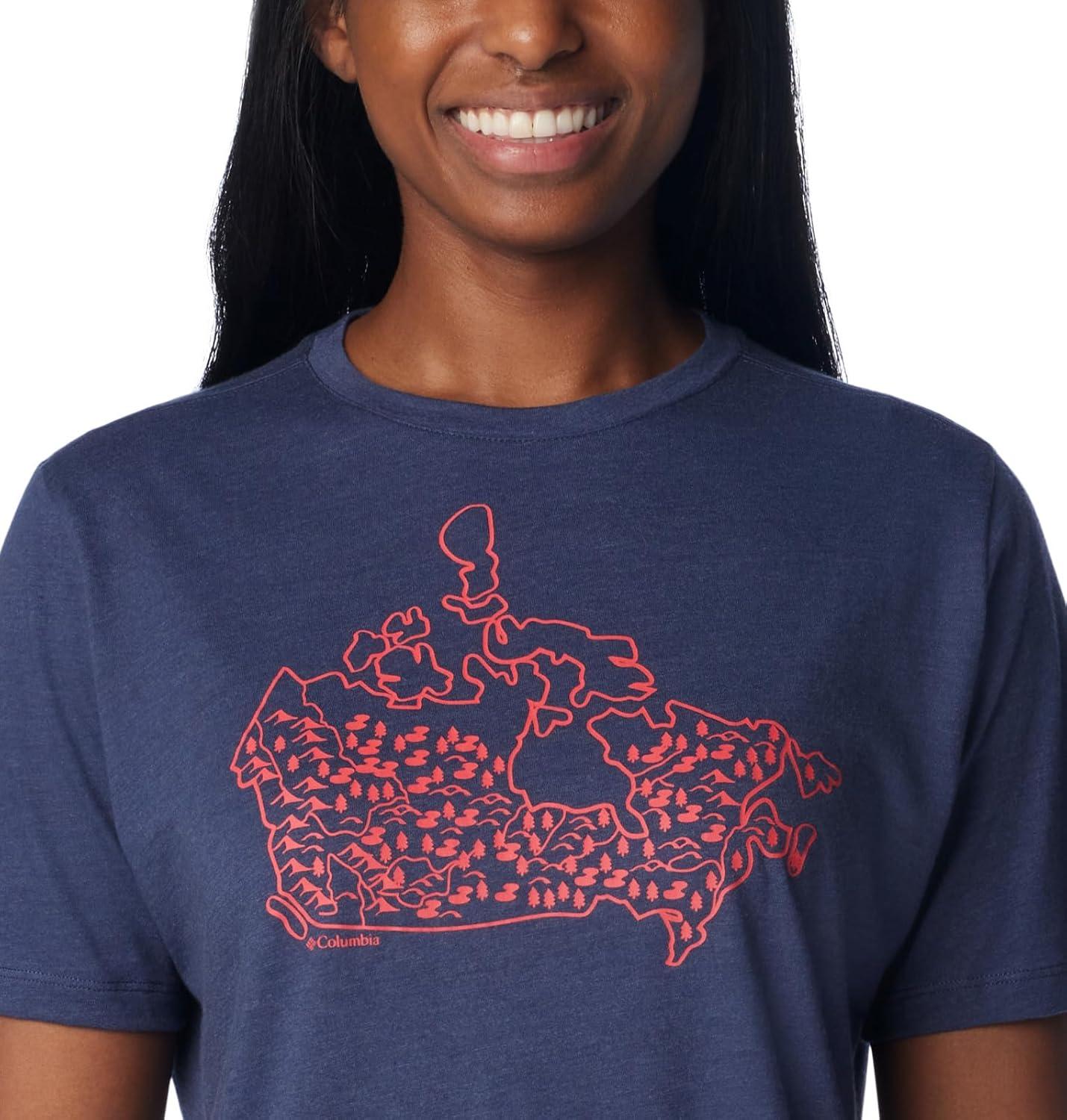 imageColumbia Womens Bluebird Day Relaxed Crew NeckBluebird Day Relaxed Crew NeckNocturnal HeatherCanada Treescape