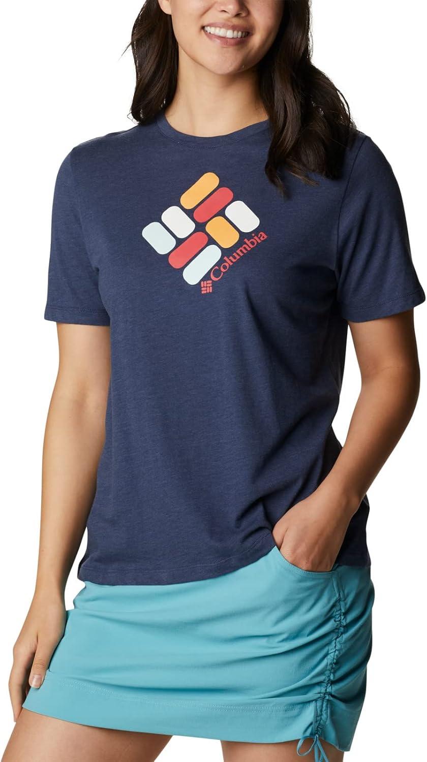 imageColumbia Womens Bluebird Day Relaxed Crew NeckBluebird Day Relaxed Crew NeckNocturnal HeatherCsc Gem Confetti