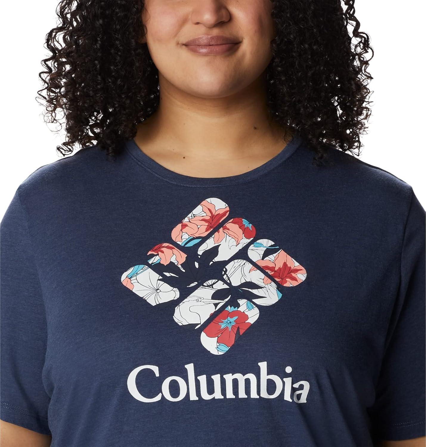 imageColumbia Womens Bluebird Day Relaxed Crew NeckBluebird Day Relaxed Crew NeckNocturnal HeatherLakeshore Flora