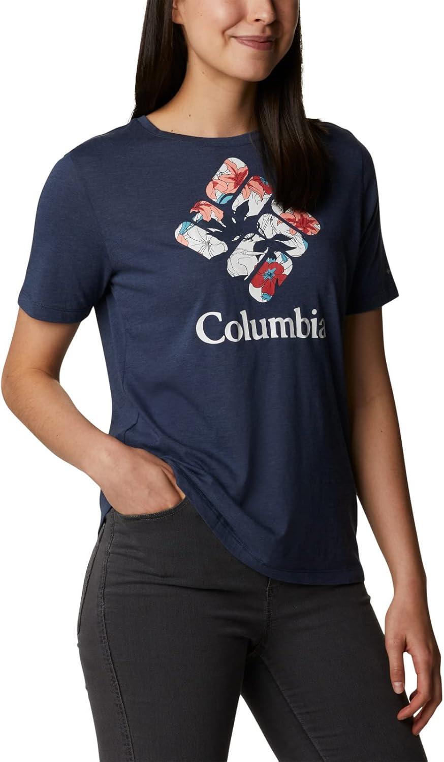 imageColumbia Womens Bluebird Day Relaxed Crew NeckBluebird Day Relaxed Crew NeckNocturnal HeatherLakeshore Flora