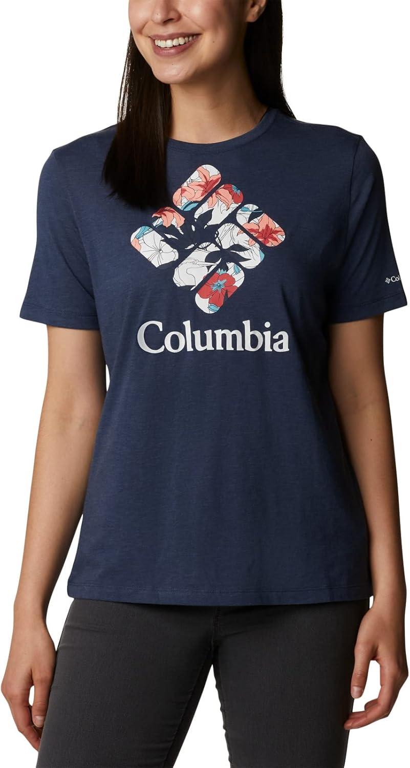 imageColumbia Womens Bluebird Day Relaxed Crew NeckBluebird Day Relaxed Crew NeckNocturnal HeatherLakeshore Flora