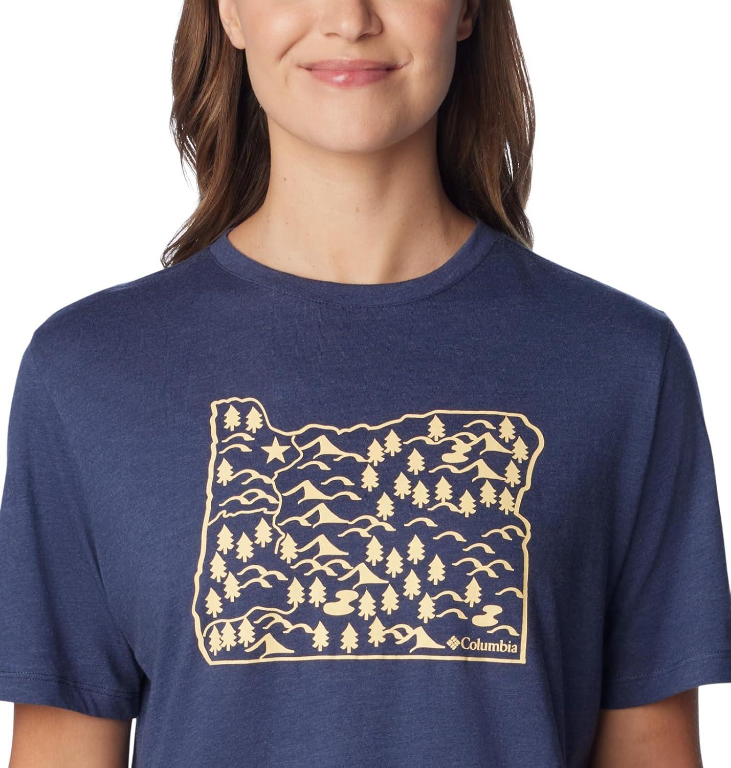 imageColumbia Womens Bluebird Day Relaxed Crew NeckBluebird Day Relaxed Crew NeckNocturnal HeatherOregon Treescape