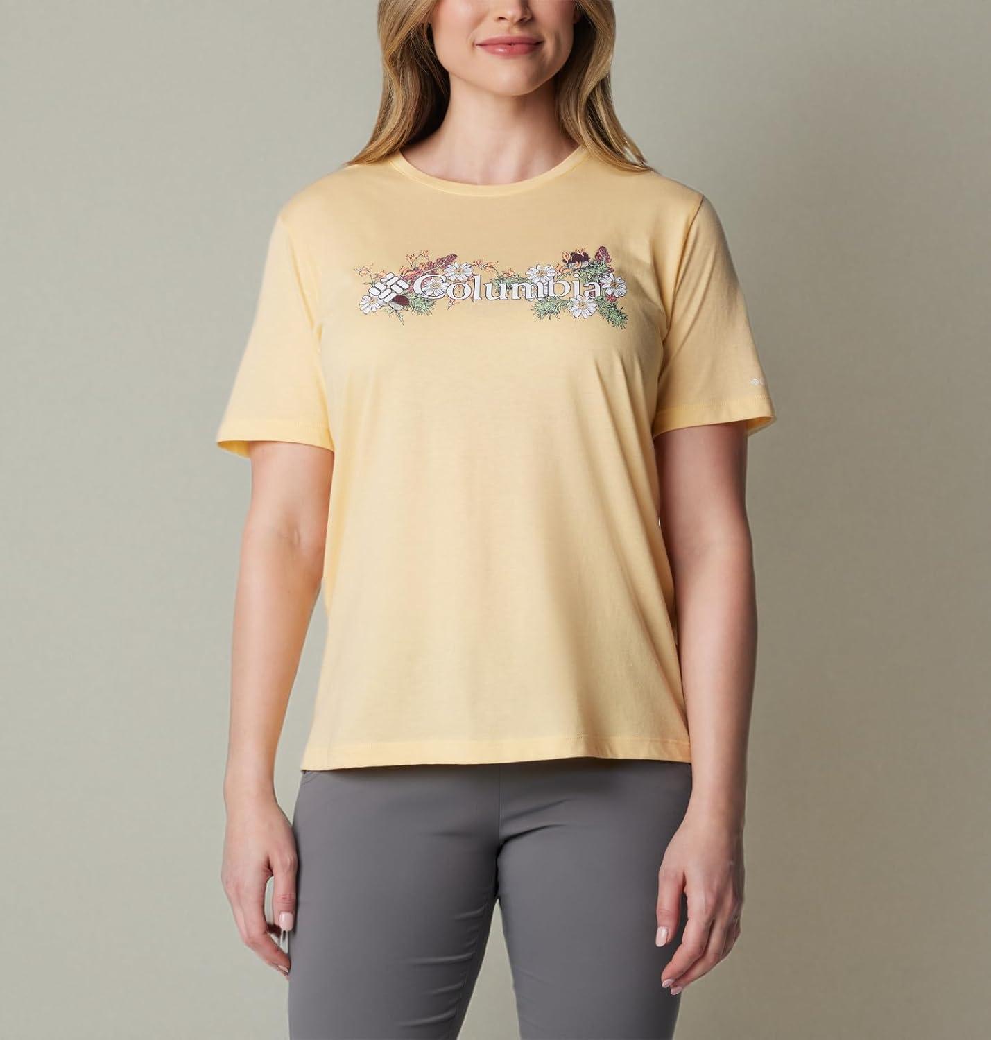 imageColumbia Womens Bluebird Day Relaxed Crew NeckBluebird Day Relaxed Crew NeckSunkissed HeatherBranded Bouquet