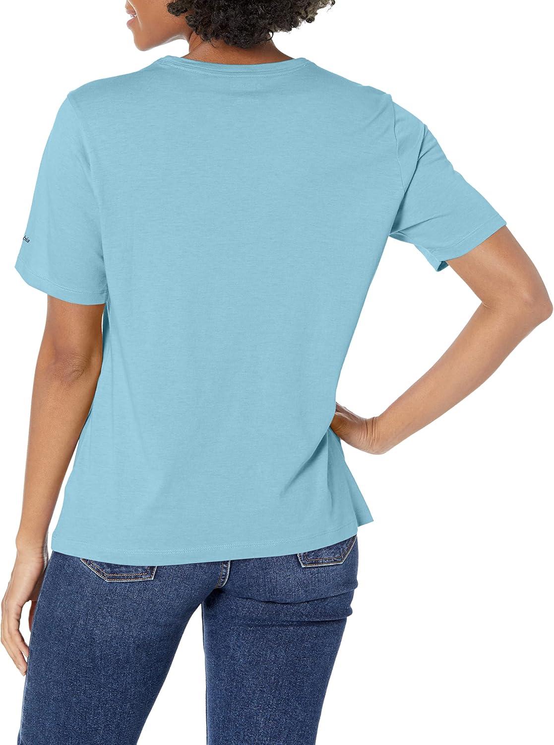 imageColumbia Womens Bluebird Day Relaxed Crew NeckBluebird Day Relaxed Crew NeckVista Blue HeatherCsc Stacked Halftone