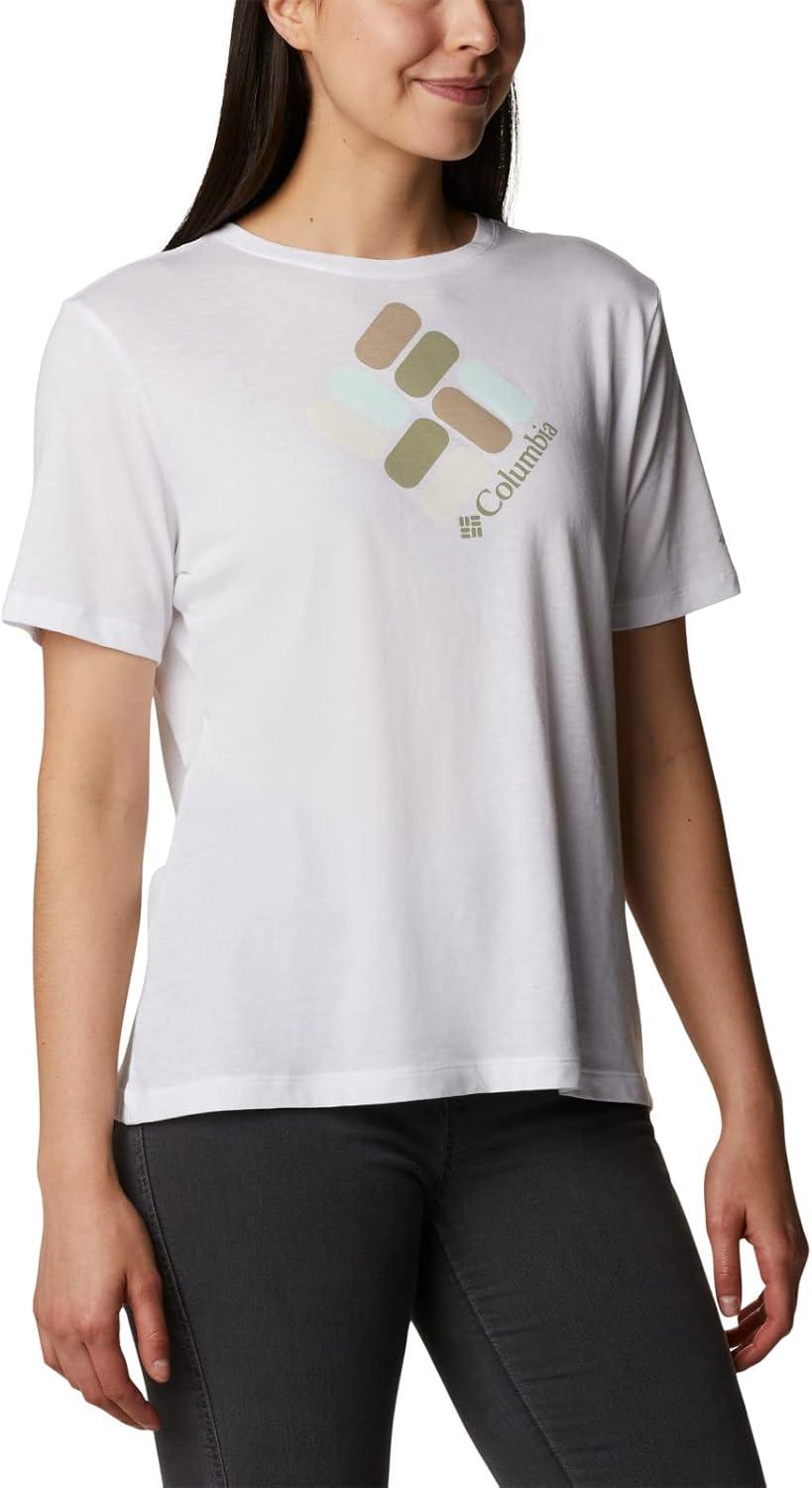imageColumbia Womens Bluebird Day Relaxed Crew NeckBluebird Day Relaxed Crew NeckWhiteCsc Gem Confetti