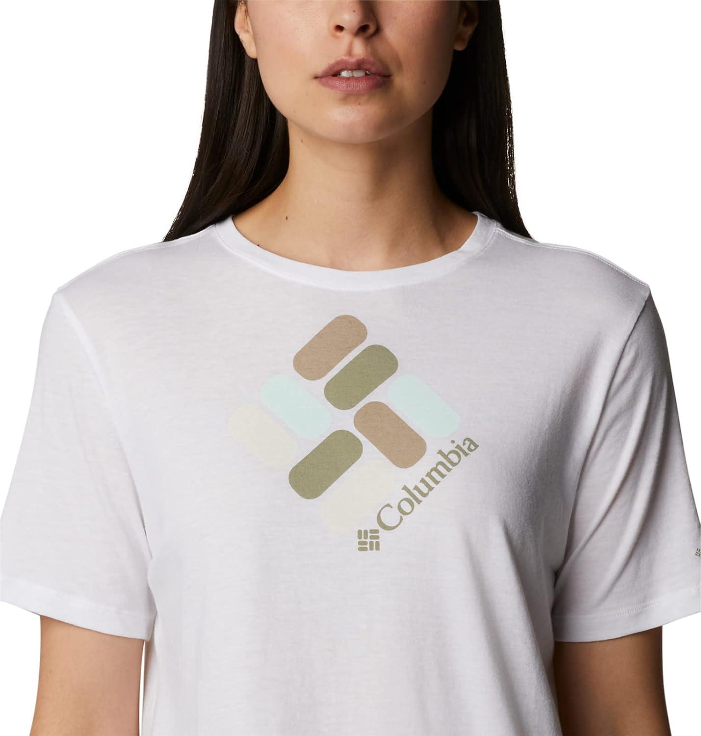 imageColumbia Womens Bluebird Day Relaxed Crew NeckBluebird Day Relaxed Crew NeckWhiteCsc Gem Confetti