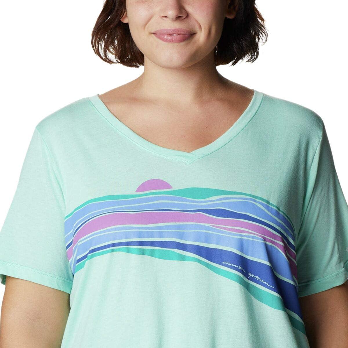 imageColumbia Womens Bluebird Day Relaxed V NeckColor