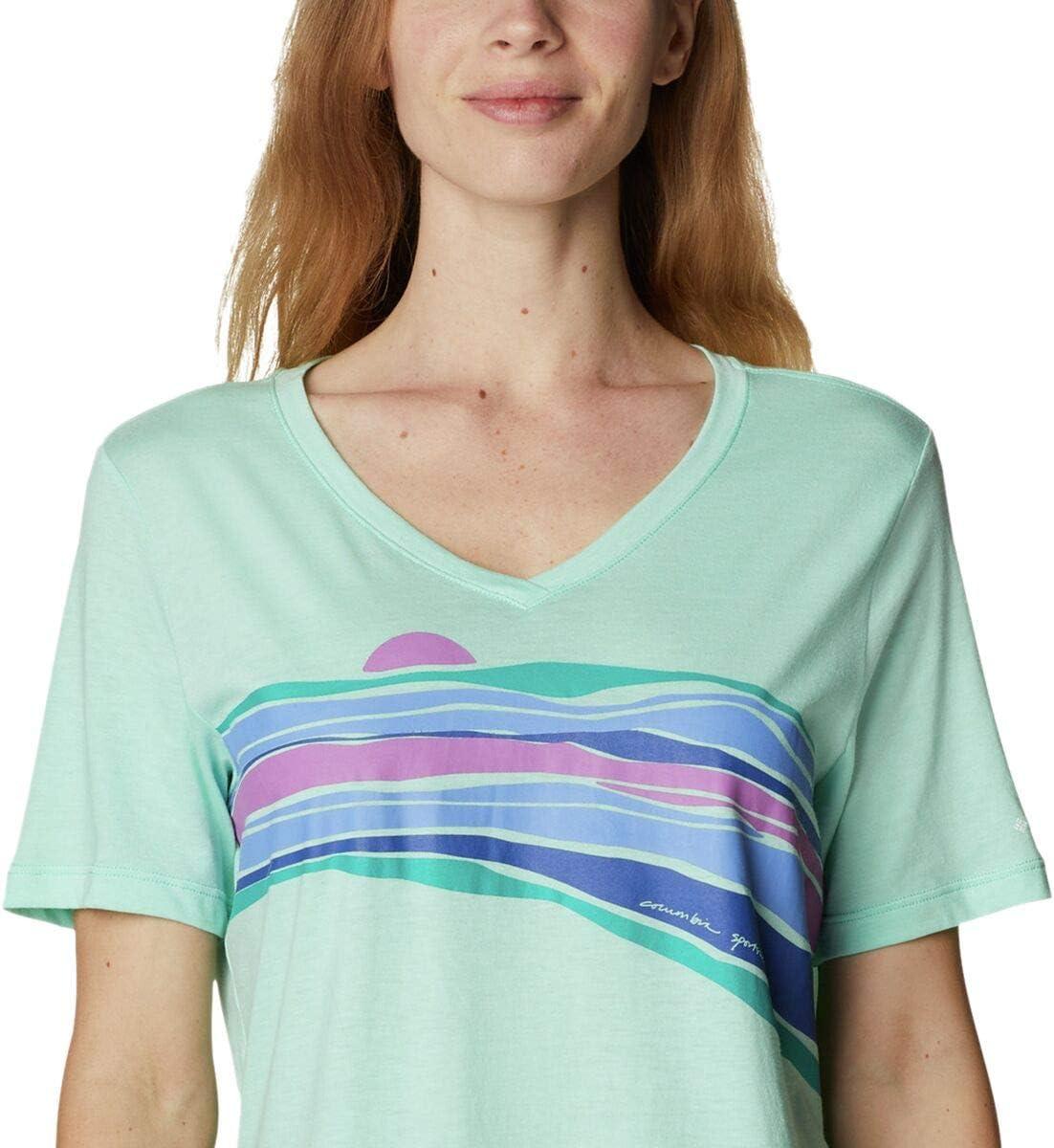 imageColumbia Womens Bluebird Day Relaxed V NeckColor