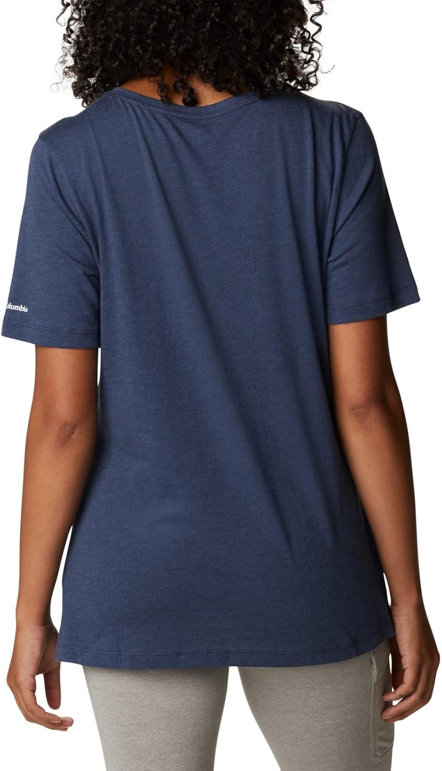 imageColumbia Womens Bluebird Day Relaxed V NeckNocturnal HeatherLakeshore Flora