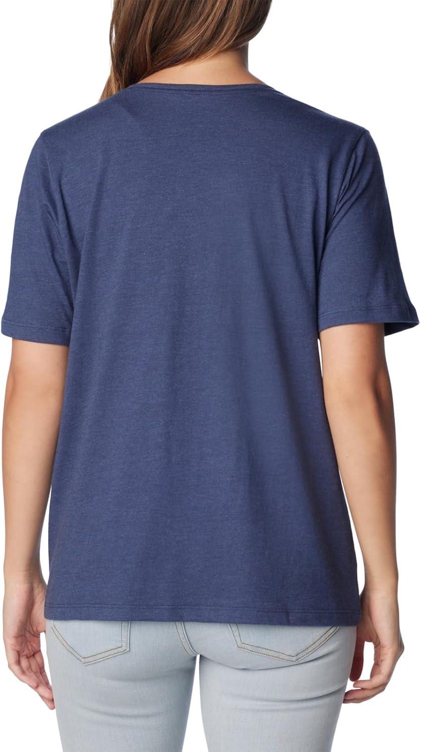 imageColumbia Womens Bluebird Day Relaxed V NeckNocturnal HeatherRocky Road