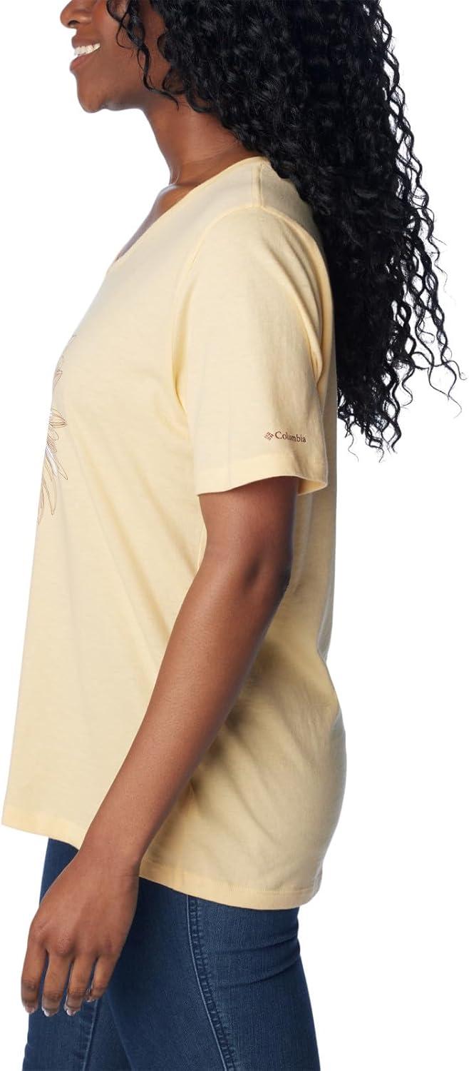 imageColumbia Womens Bluebird Day Relaxed V NeckSunkissed HeatherFlower Power