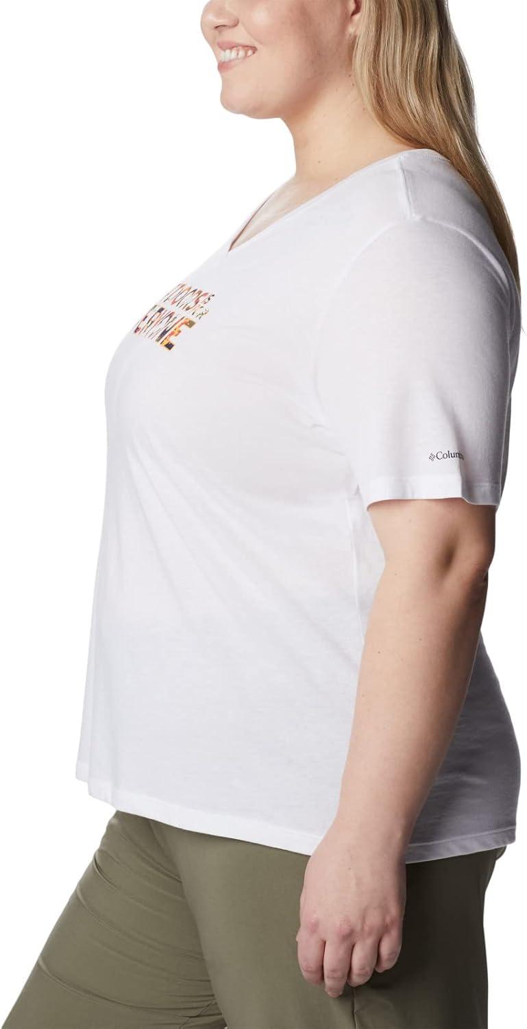 imageColumbia Womens Bluebird Day Relaxed V NeckWhiteBe Outdoors
