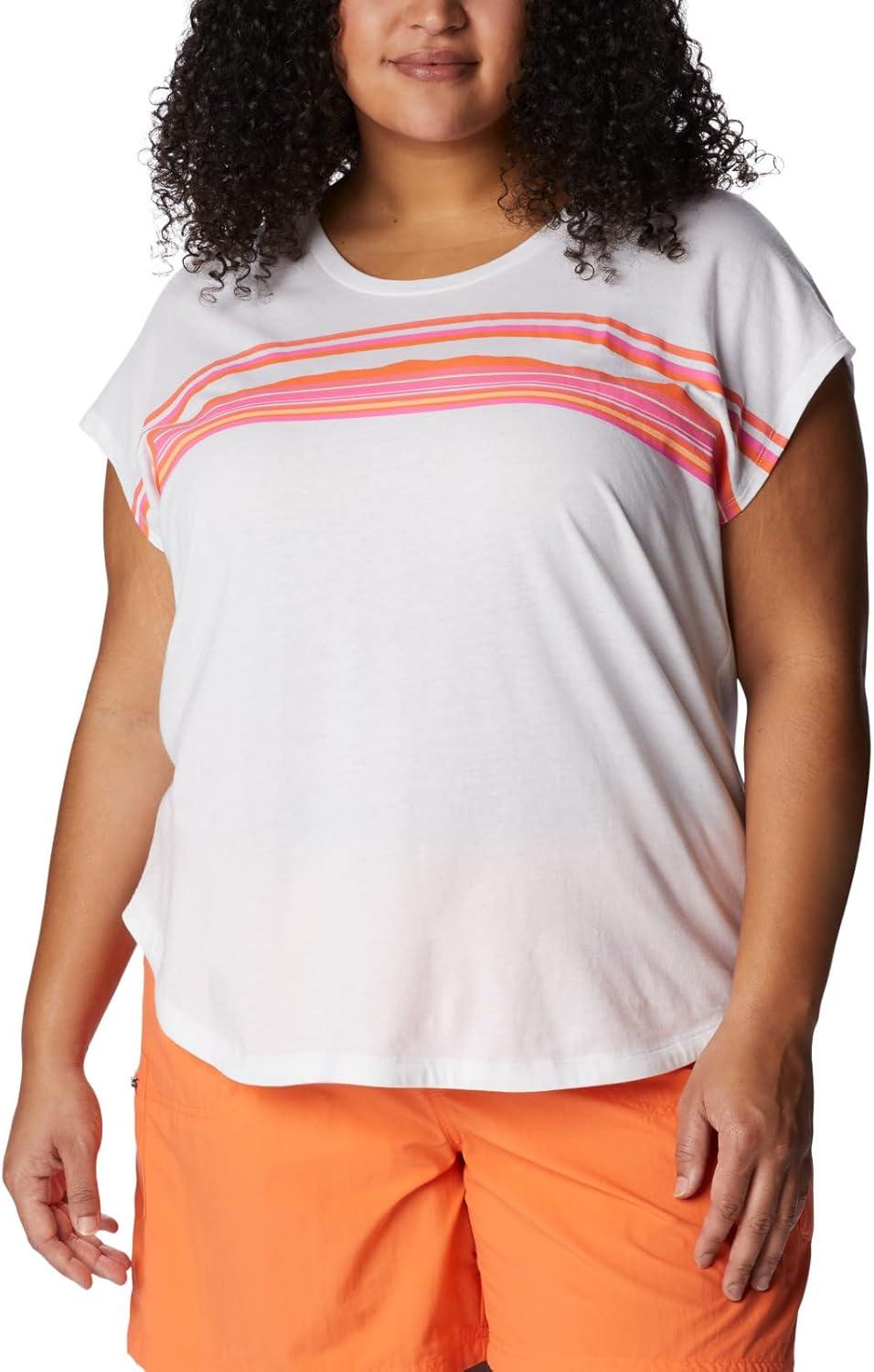 imageColumbia Womens Bluebird Days Modern Short Sleeve TeeWhitePeaceful Perspective Graphic