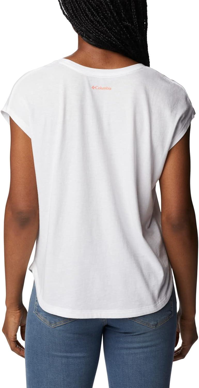 imageColumbia Womens Bluebird Days Modern Short Sleeve TeeWhitePeaceful Perspective Graphic