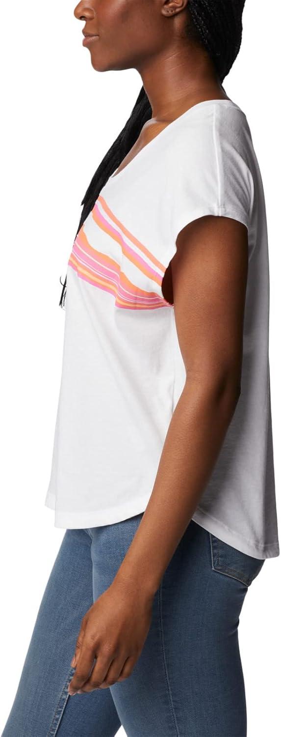 imageColumbia Womens Bluebird Days Modern Short Sleeve TeeWhitePeaceful Perspective Graphic