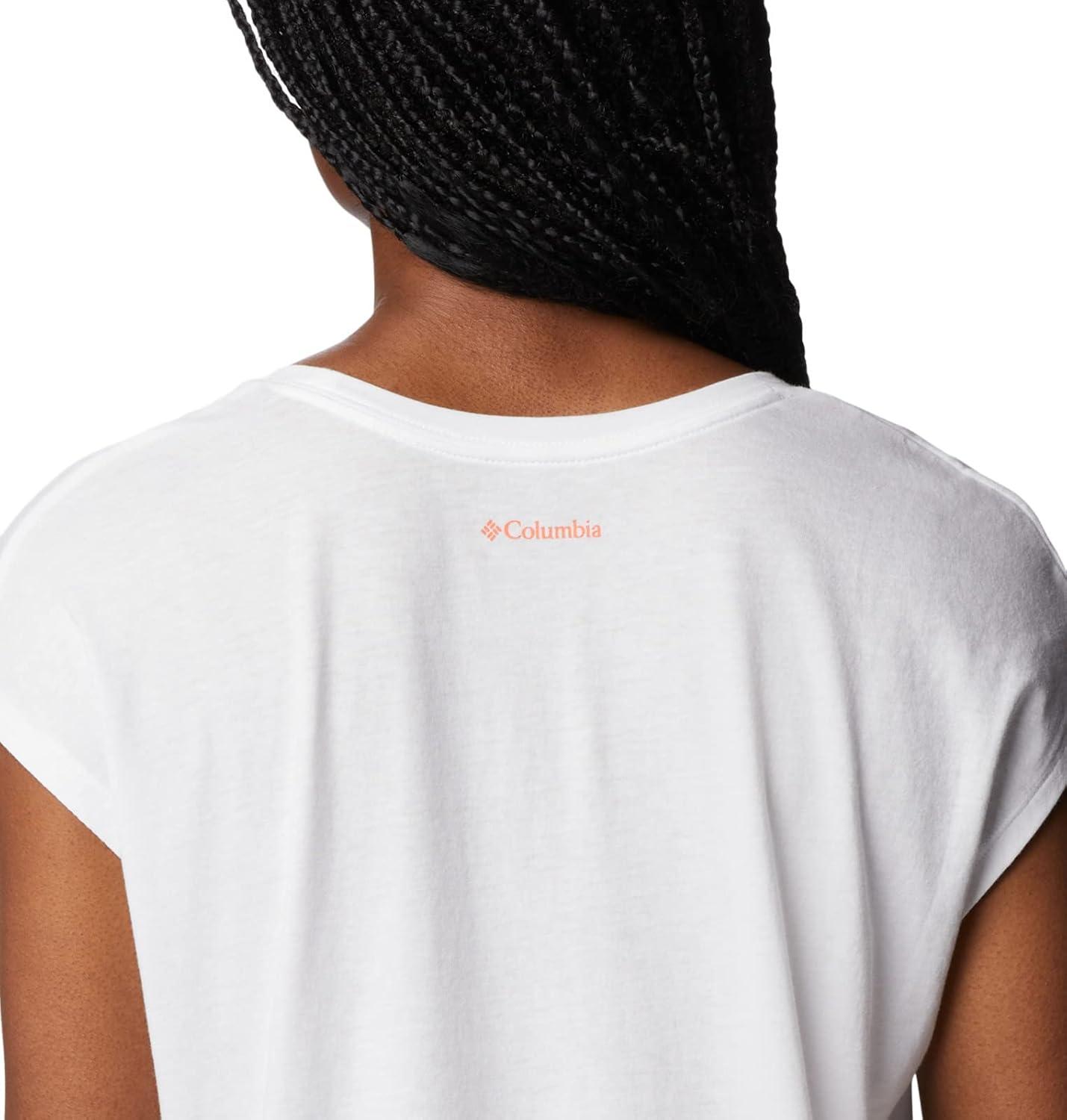 imageColumbia Womens Bluebird Days Modern Short Sleeve TeeWhitePeaceful Perspective Graphic