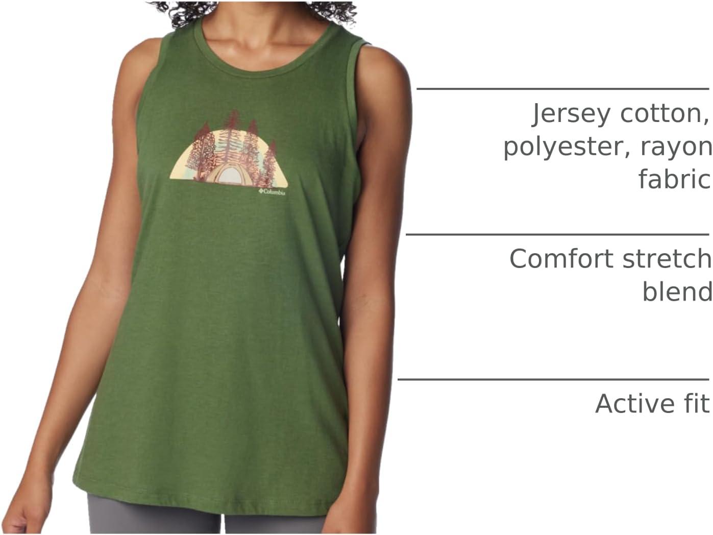 imageColumbia Womens Bluff Mesa TankCami ShirtCanteen HeatherHappier Outdoors