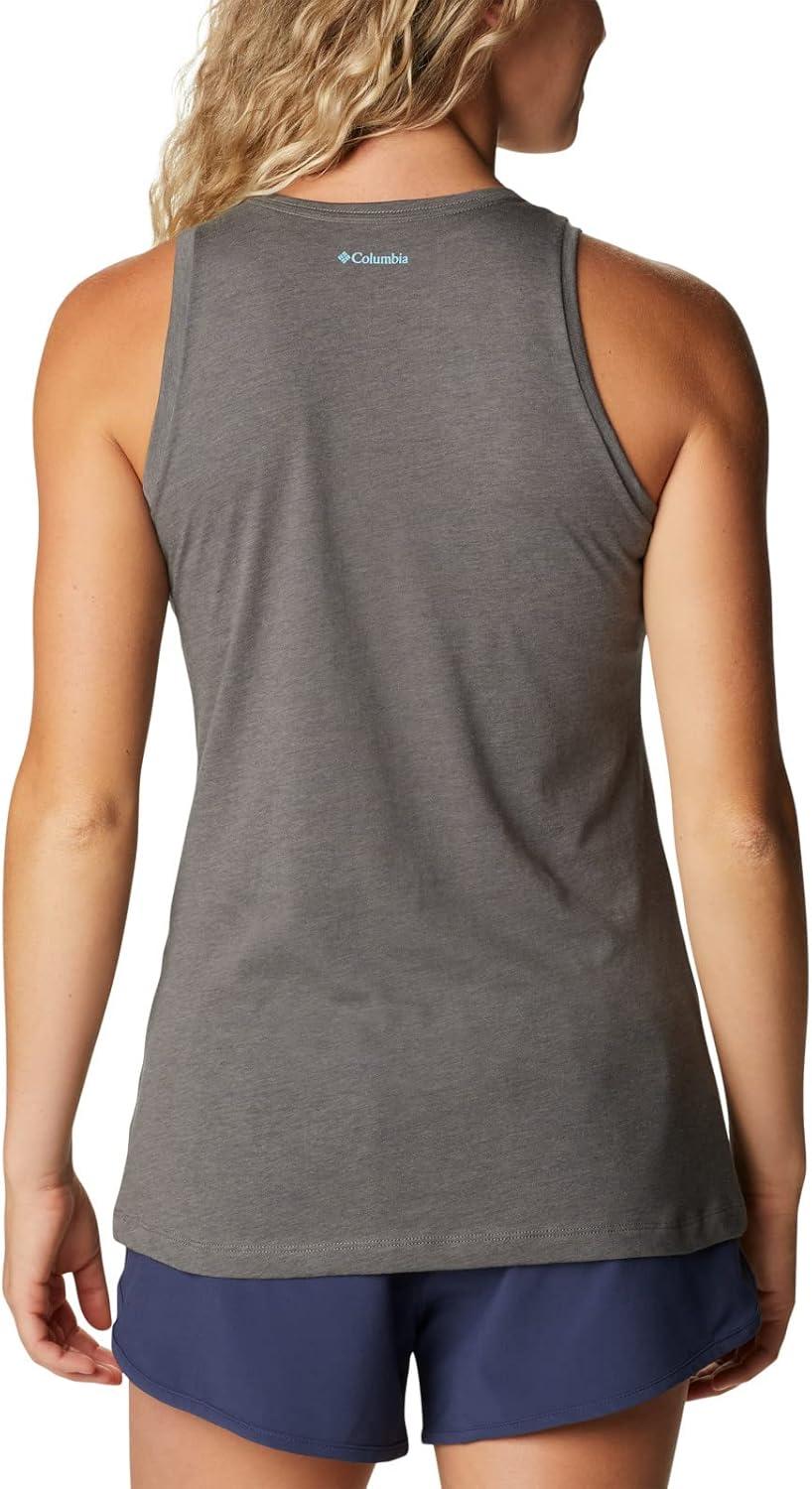 imageColumbia Womens Bluff Mesa TankCami ShirtCharcoal HeatherFloral Leafscape