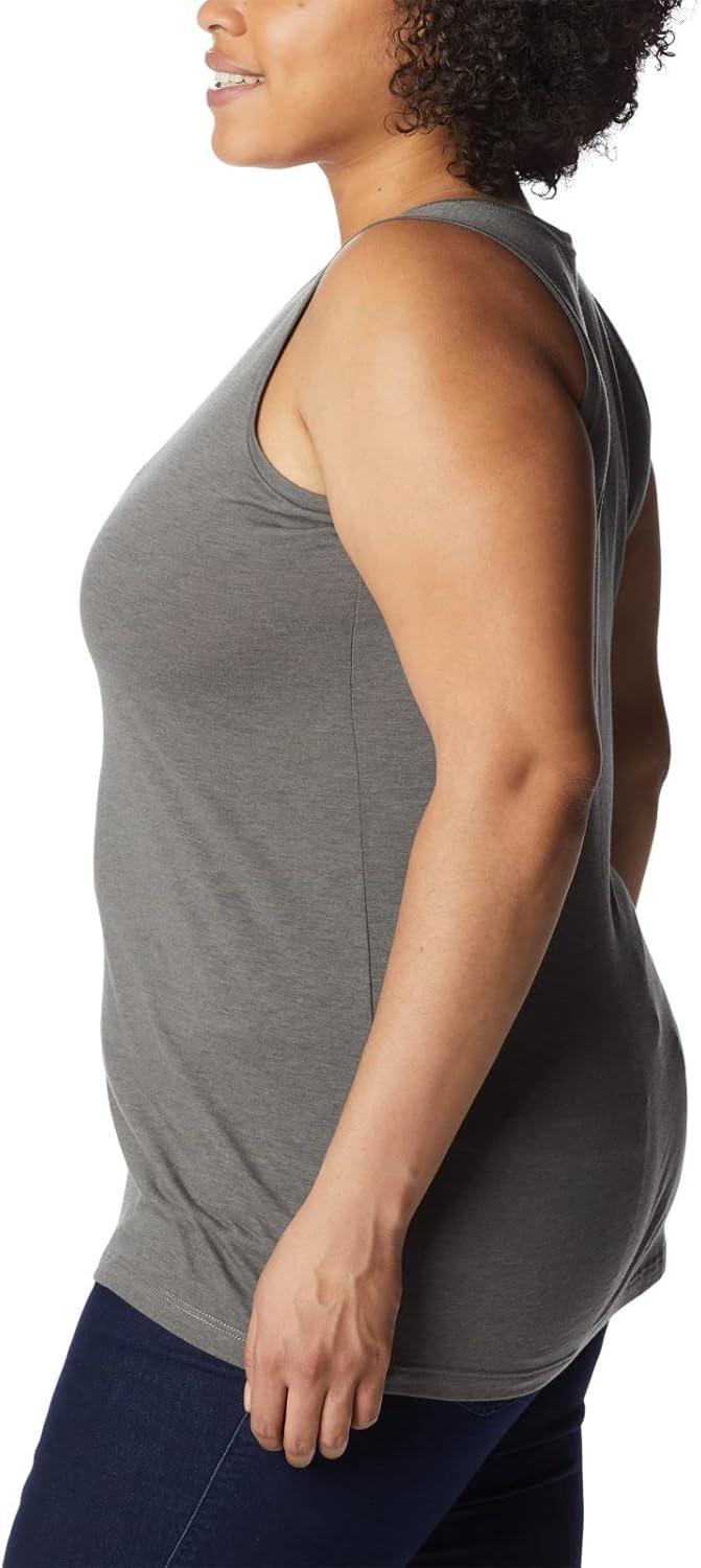 imageColumbia Womens Bluff Mesa TankCami ShirtCharcoal HeatherFloral Leafscape
