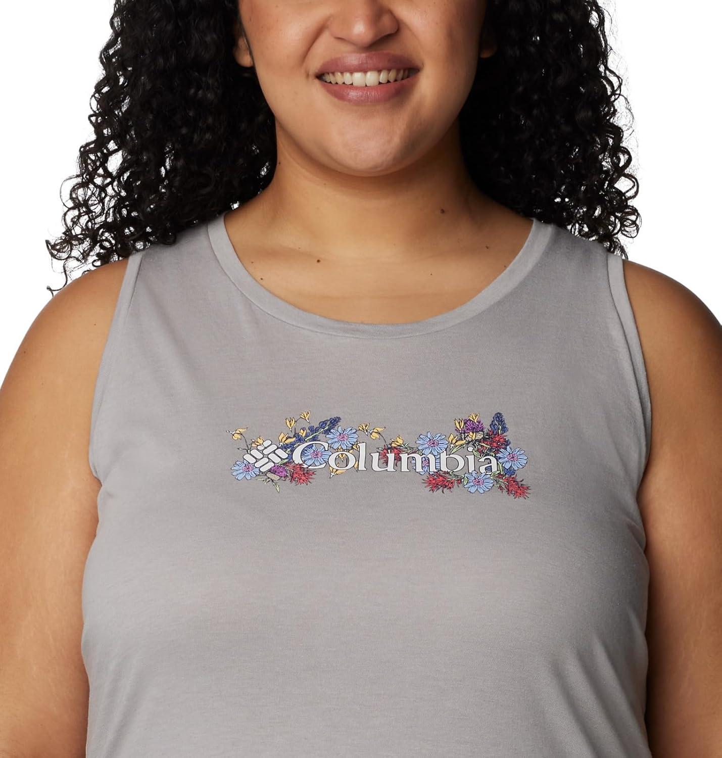 imageColumbia Womens Bluff Mesa TankCami ShirtColumbia Grey HeatherBranded Bouquet T
