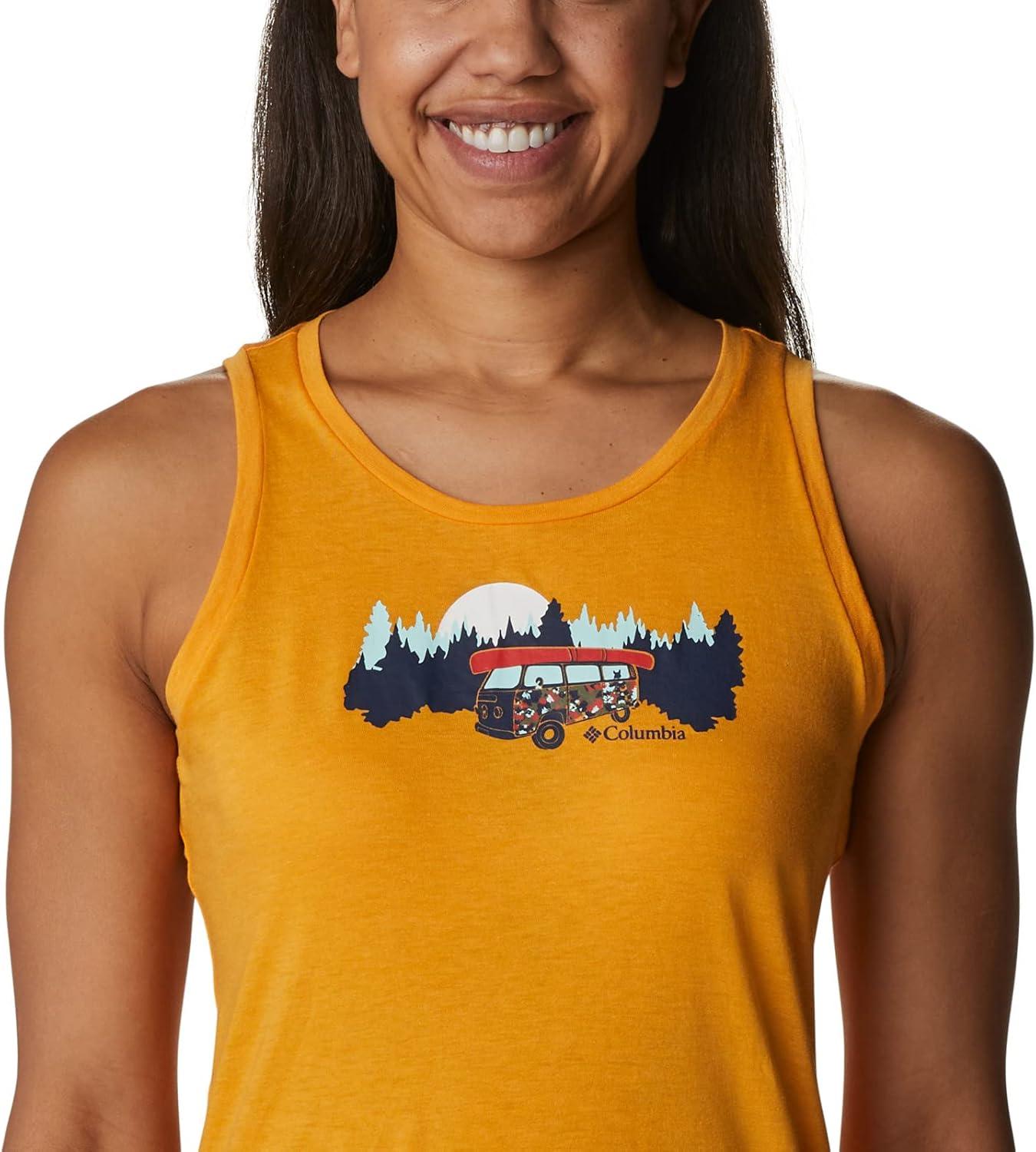 imageColumbia Womens Bluff Mesa TankCami ShirtMango HeatherVan Life 3