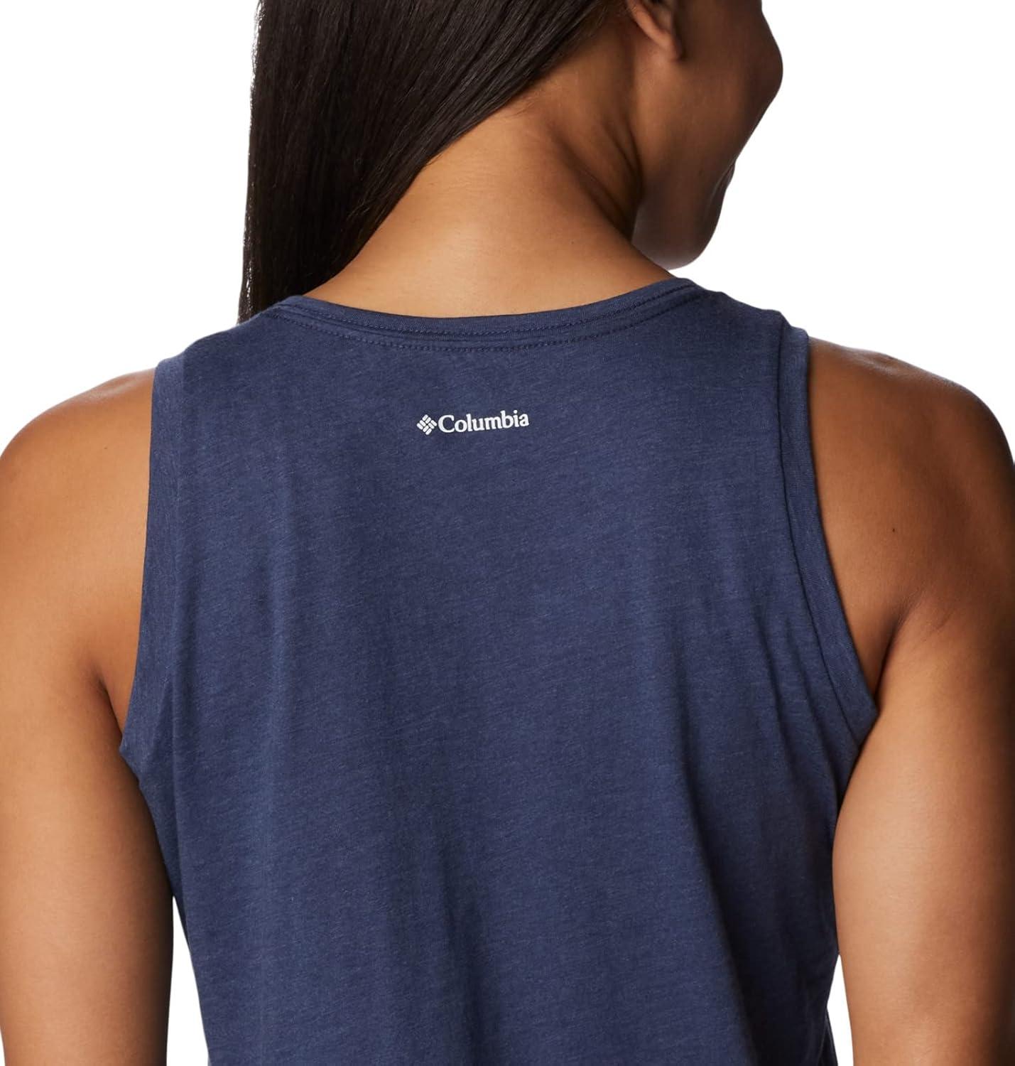 imageColumbia Womens Bluff Mesa TankCami ShirtNocturnal HeatherBlooming Lines Graphic