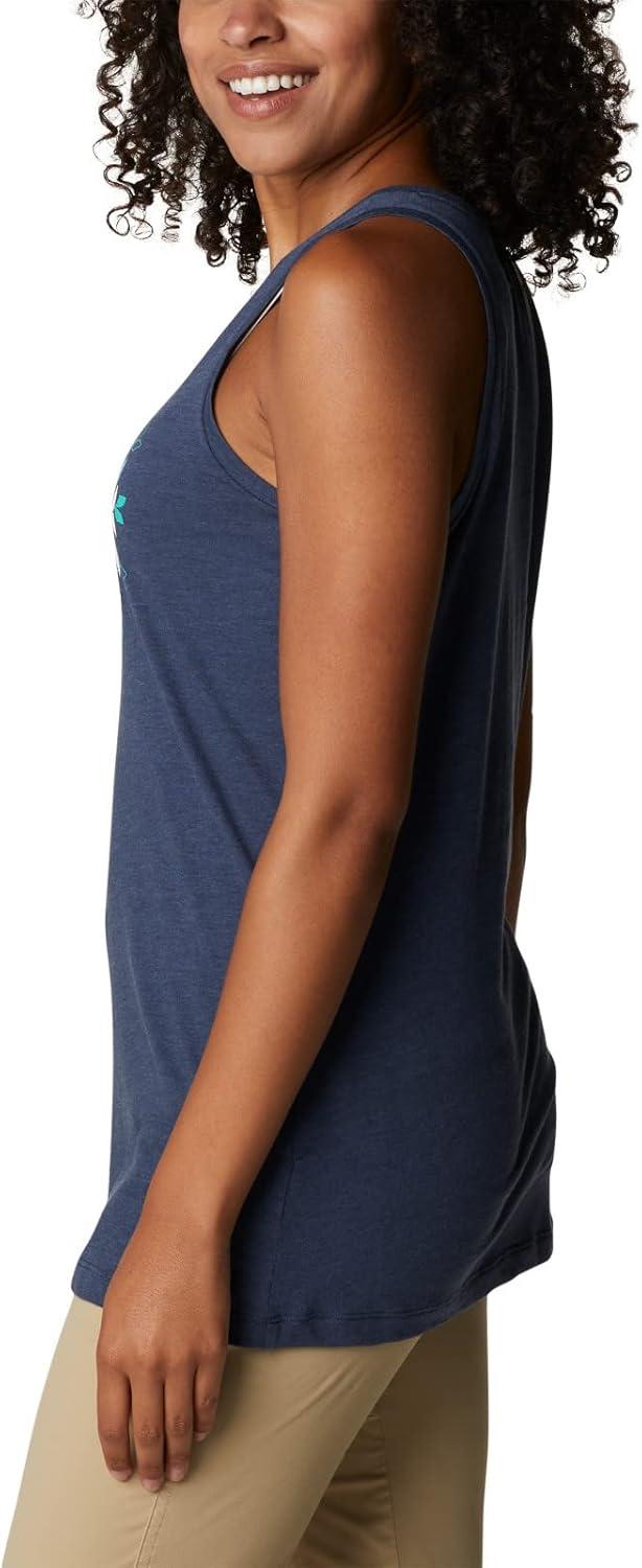imageColumbia Womens Bluff Mesa TankCami ShirtNocturnal HeatherFloral Leafscape