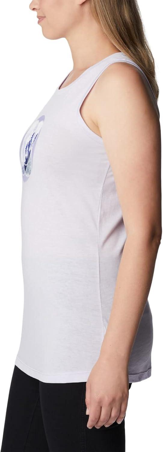 imageColumbia Womens Bluff Mesa TankCami ShirtPurple Tint HeatherMeditation Isle Grx