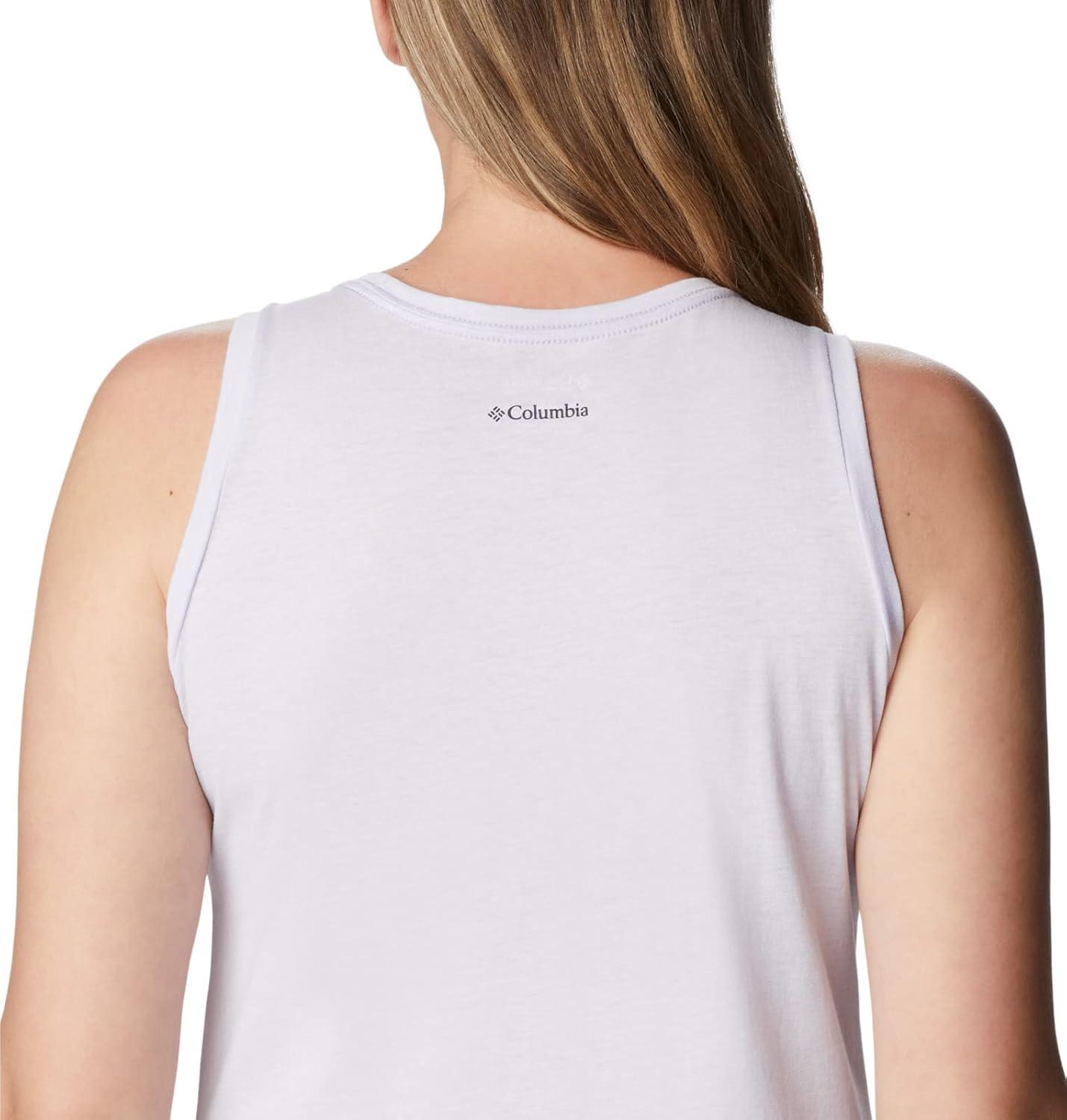 imageColumbia Womens Bluff Mesa TankCami ShirtPurple Tint HeatherMeditation Isle Grx