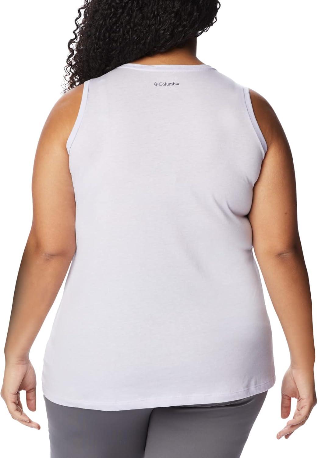 imageColumbia Womens Bluff Mesa TankCami ShirtPurple Tint HeatherMeditation Isle Grx