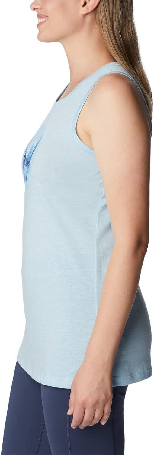 imageColumbia Womens Bluff Mesa TankCami ShirtSpring Blue HeatherMindful Meditation Grx