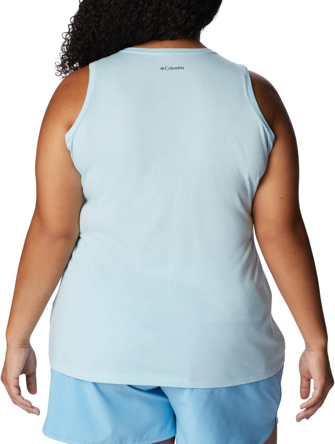 imageColumbia Womens Bluff Mesa TankCami ShirtSpring Blue HeatherMindful Meditation Grx