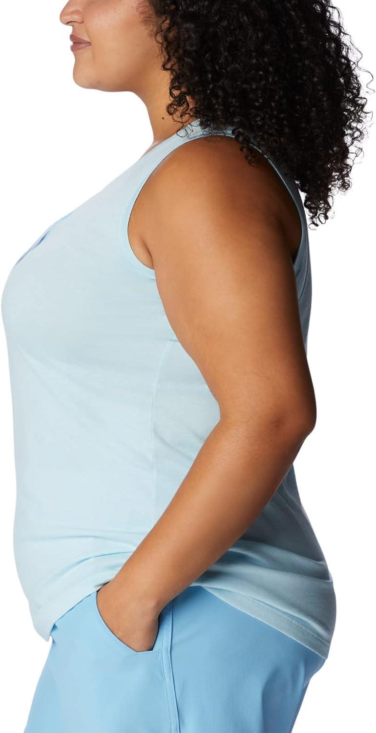 imageColumbia Womens Bluff Mesa TankCami ShirtSpring Blue HeatherMindful Meditation Grx